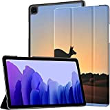 Etui pour Samsung A7 2020 A Sunset with A Kangaroo Vector Fit Samsung Galaxy Tab A7 10,4 Pouces 2020 Compatible ...