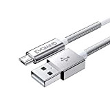 EVOMIND Cable Micro USB 2M Charge Rapide et Transfert de donnees pour Samsung Galaxy S7/6/ A10/ J, Xiaomi Redmi 9c/6a/ ...