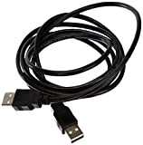 Ewent EC1024 Câble USB 2.0 Type A mâle vers A mâle câble Double Blindage 28 cuivre Câble 1,8 m, Noir