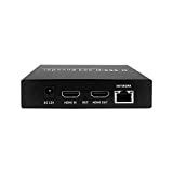 EXVIST Encodeur vidéo HDMI H.265 1080P 60FPS avec E/S HDMI, Audio I/O, prend en charge HLS RTMP RTSP SRT UDP, ...