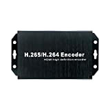 EXVIST H.265 1080P 60FPS PoE HDMI Encodeur vidéo w/HDMI I/O, Audio I/O, Prend en charge HLS RTMP RTSP SRT UDP, ...