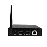 EXVIST H.265 1080P 60FPS WiFi HDMI Encodeur vidéo w/HDMI I/O, Audio I/O, Prend en charge HLS RTMP RTSP SRT UDP, ...