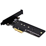 EZDIY-FAB Carte PCI Express M.2 SSD NGFF PCIe à PCIe 3.0 x4 (Support M.2 PCIe 22110, 2280, 2260, 2242)