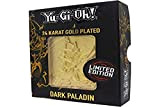 FANATTIK YU-GI-Oh! - Dark Paladin - Carte en Métal Plaqué Or Collector