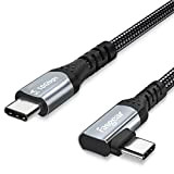 Fasgear Câble USB-C 100W avec Puce E-Marker, 3ft 90 degrés 5A Power Delivery USB 3.1 Gen 2 Type C à ...
