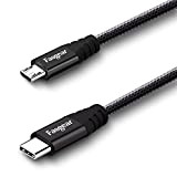 Fasgear USB C vers Micro USB [1m] Câble Cordon en nylon tressé de type C vers Micro USB compatible avec ...