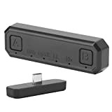 fasient1 Adaptateur Bluetooth V5.0 Convertisseur d'émetteur Audio USB de Type C pour PS4/PC/pour NES Lite/pour NS Switch, pour SBC, pour ...
