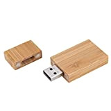 FASJ Stockage sur Disque, clé USB Compatible avec boîte en Bois pour Le Stockage de données(16G)