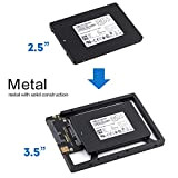 fenvi 2.5" to 3.5" Drive Converter SATA Hard Drive Or SSD Converter Bracket for Mac/PC 2.5 inch SSD to 3.5 ...
