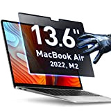 Filtre de confidentialité magnétique pour MacBook Air 13,6 M2 - Anti-lumière bleue - Anti-reflet - Filtre de protection des yeux ...
