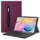 FINTIE Clavier pour Tablette Samsung Galaxy Tab S6 Lite 2022/2020 10.4 Pouces - [AZERTY Français] Clavier Bluetooth sans Fil Etui ...