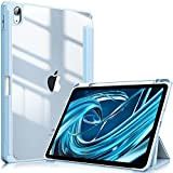 FINTIE Coque pour iPad Air 2022 5ème Génération 10.9 Pouces/iPad Air 4 2020 - Housse Transparente Claire [Rangement et Recharge ...