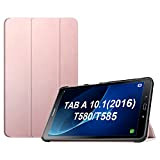 FINTIE Coque pour Samsung Galaxy Tab A (2016) SM-T580 SM-T585 10.1 Pouces - Etui de Protection Ultra-Mince et Léger Housse ...