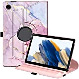 FINTIE Coque pour Tablette Samsung Galaxy Tab A8 10.5 Pouces 2022 (SM-X200/SM-X205/SM-X207), Housse Rotative à 360° Étui Pivotant, Pochette pour ...