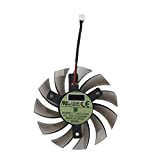 FIXCOR 75 mm T128010SM PLD08010S12H 2 Pin 3pin Foller Fans Compatible for Gigabyte DMLA Radeon R9 270x 280x 290x Windforce ...
