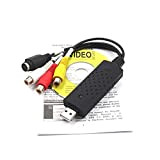 Fliyeong Adaptateur vidéo USB 2.0 EasyCap Dc60 pour TV DVD VHS