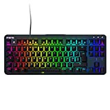 Fnatic miniStreak Speed - LED Backlit RGB Mechanical Gaming Keyboard - Speed Silver Switches - Small Compact Portable Tenkeyless Layout ...