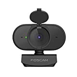 Foscam Webcam 1080p Full HD avec Microphone intégré, caméra Web pour Chat vidéo et Enregistrement, Compatible avec Windows, Linux, Mac ...