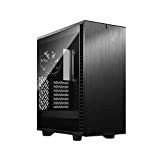 Fractal Design Define 7 Compact Black Brushed Aluminum/Steel ATX Compact Silent Dark Tinted Tempered Glass Window Mid Tower Computer Case