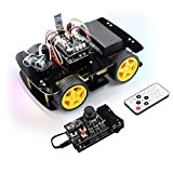 Freenove 4WD Car Kit with RF Remote (Compatible with Arduino IDE), Line Tracking, Obstacle Avoidance, Ultrasonic Sensor, IR Wireless Remote ...