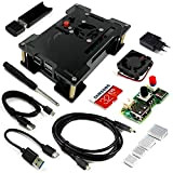 Freenove Starter Kit for Raspberry Pi 4 B, Protective Case, Adjustable Speed Cooling Fan, 32 GB SD Card, 3A Power ...