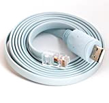 FTDI USB RS232 Serial COM port vers RJ45 mâle câble de console pour routeurs Cisco (1,8 m)