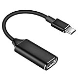 FXDM Adaptateur USB C vers HDMI, Aluminium Type C/Adaptateur Thunderbolt 3 vers HDMI 4K Compatible pour MacBook Pro 2017-2019,MacBook Air,Samsung ...