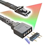 G Major Tech Adaptateur pour Corsair RGB Channel vers connecteur ARGB Standard 5V 3 Broches (12 cm)