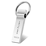 GANSO USB Flash Drive, USB 3.0 Ultra High Speed Flash Memory Stick Portable Metal Thumb Drive with Rotated Design Compatible ...