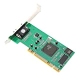 Garsentx Carte Graphique VGA PCI 8MB 32Bit Desktop Computer Graphics Card pour ATI Rage