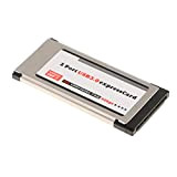 Gazechimp Adaptateur 34mm Express Card 34mm USB 2 pour Ordinateur Portable