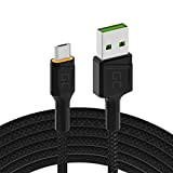 GC Ray LED | 1,2m Micro USB Nylon Câble Chargeur Cable High Speed Data&Sync avec Charge Rapide Quick Charge 3.0 ...