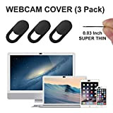 GEARGO Cache Webcam, Webcam Cache glissière de Protection Webcam, 0.76mm Laptop Webcam Cover Thin s'adapte aux Macboook Pro, iMac, Smartphones,Ordinateurs ...