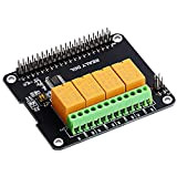 GeeekPi Raspberry Pi Expansion Board, 4 Channel Relay Board Module, module de relais d'alimentation pour Raspberry Pi 2B/3B/3B +/4B (aucune ...