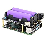 Geekworm Raspberry Pi UPS, X728 V2.3 (Max 5.1V 6A) 18650 UPS with AC Power Loss Detection & Auto on & ...