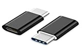 Gembird A-usb2-cmmf-01 USB de Type C Micro USB Noir Adaptateur de câble – Adaptateur de câble (USB Type-C, Micro USB, mâle/Femelle, Noir, CE, ...