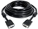 Gembird VGA 10 m-Cables (VGA 10 m VGA () D-Sub VGA () D-Sub mâle/mâle,) Noir