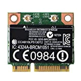 geneic Adaptateur de carte sans fil Broadcom BCM94313HMGB BCM20702 Wifi + 4.0 Bluetooth Half Mini PCI-E pour ordinateur portable HP