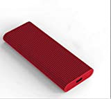 Genericn 2TB External Hard Drive, Portable Hard Drive External Type-C/USB 2.0 HDD for Mac Laptop PC(2TB-Red)