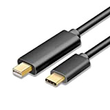 Générique Type C to Mini DisplayPort 4K @60Hz 1.8M | USB C to Mini DP USB3.1