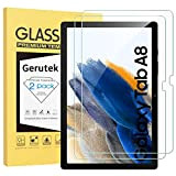 Gerutek [Lot de 2 ] Verre Trempé pour Samsung Galaxy Tab A8 10,5" 2021, SM-X200/X205 Protection Écran, Haute Définition, 9H ...