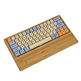 GH60 Étui en bois de bambou avec repose-poignet 2 en 1 pour 60 % mini clavier de jeu mécanique compatible ...