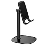 Giftorld Support de téléphone portable à angle réglable pour table d'appel vidéo compatible avec iPhone 14 13 12 11 Pro ...