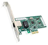 Gigabit PCIE Carte Réseau Intel 82574L - EXPI9301CT Chip, 1Gb Carte Réseau Convergé(NIC) Ethernet PCI Express 2.0 X1 Lane Adaptateur, ...