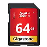 Gigastone 64 Go SDXC Carte Mémoire, Prime Série, Vitesse de Transfert allant jusqu'à 80 Mo/s. pour photos, vidéos, musique, fichiers, ...