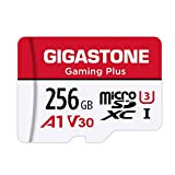 Gigastone Carte Mémoire 256 Go Gaming Plus Série, Vitesse de Lecture allant jusqu'à 100 Mo/s. Compatible avec Switch Dashcam GoPro ...