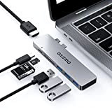 GIISSMO Adaptateur MacBook, Hub USB C avec Thunderbolt 3, HDMI 4K, 3 Ports USB-A, Lecteur de Carte SD/TF, Accessoire MacBook ...