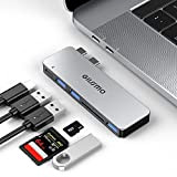 GIISSMO Hub USB C 6 en 2 MacBook Adaptateur avec Ports Thunderbolt 3，3 * USB 3.0, Lecteur de Carte SD ...