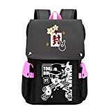 GIUIN Hanako-kun Anime Sac à dos de toilette Grand sac d'école pour ordinateur portable Sac de voyage avec chargement USB