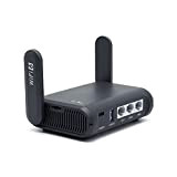 GL-AXT1800 (Slate AX) Routeur de Voyage Wi-FI 6 Gigabit de Poche, prolongateur/répéteur pour hôtel et réseau Public, Client et Serveur ...